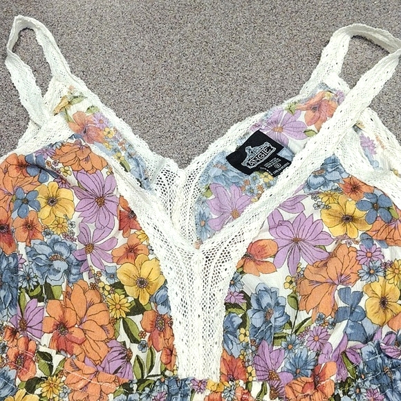 💥Angie Plus Size Boho Adjustable Tank Top - Picture 6 of 17